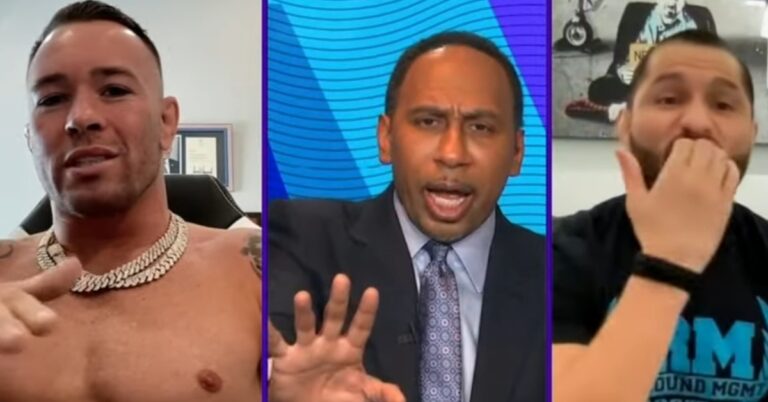 Stephen A. Smith Criticizes Jorge Masvidal After His Loss To Colby Covington