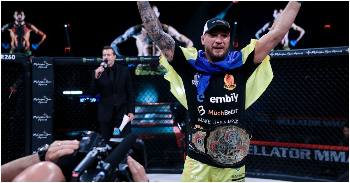 Bellator Champion Yaroslav Amosov Set To Defend Native Ukraine Amid Russian Invasion 1 Yaroslav Amosov