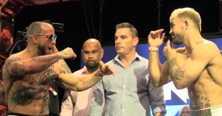 Mike Perry And Julian Lane Come Face To Face Ahead Of Bare Knuckle Matchup