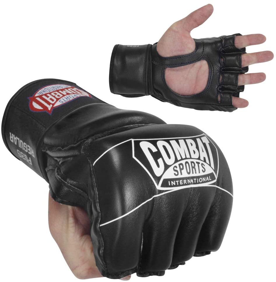 MMA Fight Gloves Authentic Leather Pro Competition Style  Tournament glove 