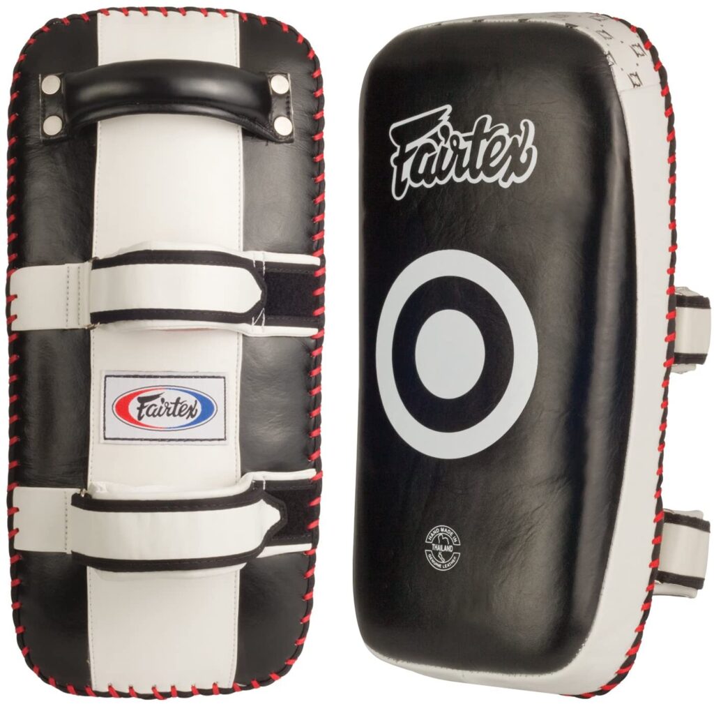 MEISTER XP2 PROFESSIONAL THAI PADS X-THICK LEATHER Kick Muay Focus Mitts PAIR 