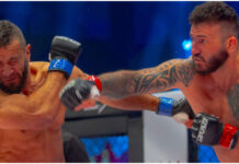 Mohammad Fakhreddine in action at BRAVE CF 57