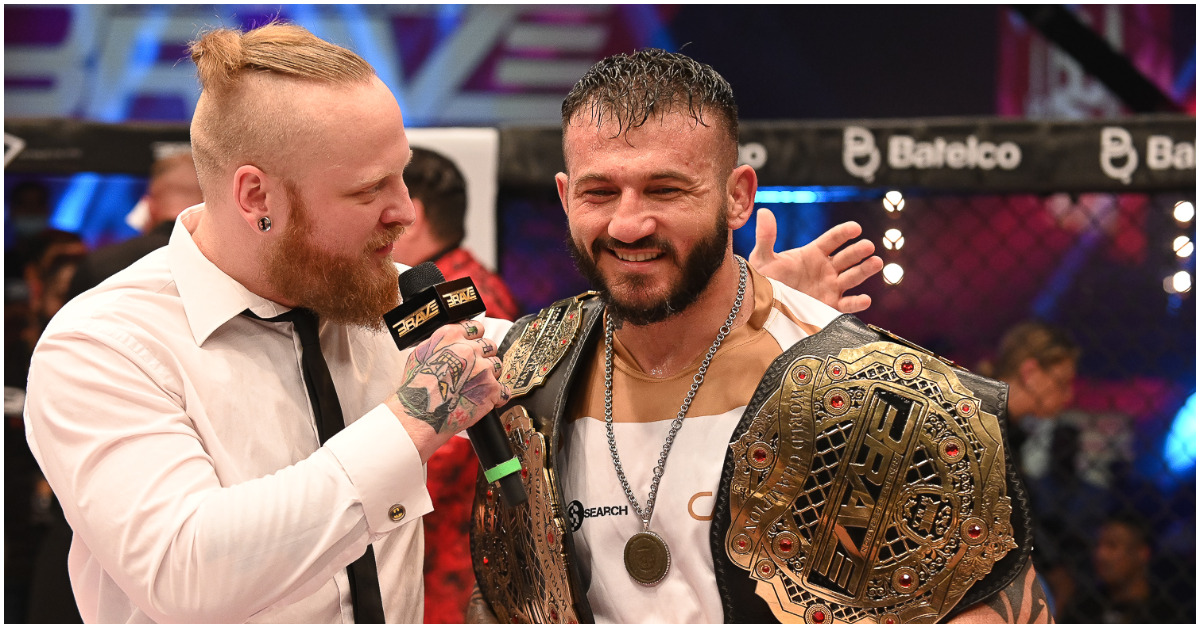 Exclusive: BRAVE CF's Champ-Champ Mohammad Fakhreddine Says Fans Will 'Love What's Coming Next' 1 Mohammad Fakhreddine at BRAVE CF 57