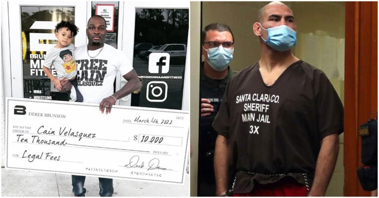 Derek Brunson Helps Raise $10,000 For Cain Velasquez