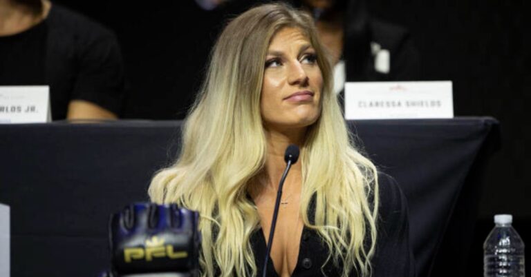 Kayla Harrison denied title fight with debut win at UFC 300: ‘She doesn’t just deserve to skip the line’