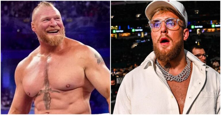 Jake Paul Geeks Out After Receiving Surprise Praise From Brock Lesnar