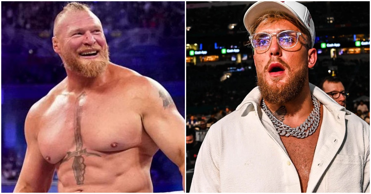 Jake Paul Geeks Out After Receiving Surprise Praise From Brock Lesnar 1 Jake Paul