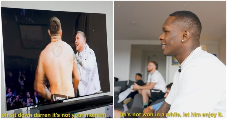 VIDEO | Israel Adesanya Mocks Till’s Celebration With Aspinall at UFC London