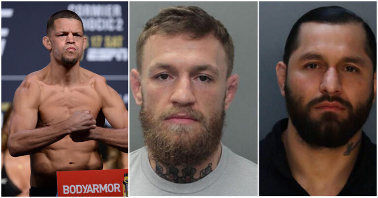 Nate Diaz Slams ‘Irresponsible’ Conor McGregor & Jorge Masvidal For Their Recent Arrests