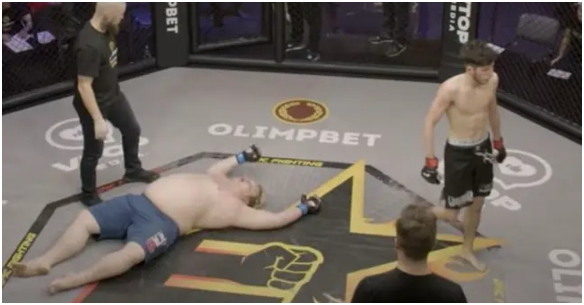 VIDEO | 385lb Man Stopped By 126lb Opponent In Bizarre Mismatch At Epic Fighting Championship 1 Epic Fighting Championship