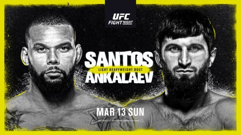 UFC Vegas 50 Results: Santos vs. Ankalaev