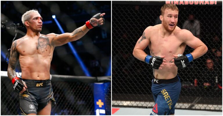 “Gaethje Is Coming Up With A Lot Of Bulls**t” – Charles Oliveira Blasts ‘The Highlight’ Ahead Of UFC 274