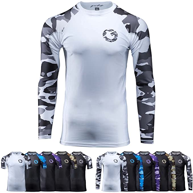 Gold BJJ Camo Rash Guard