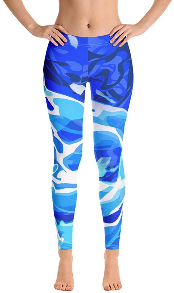 Phentotype Rashguards Women’s Blue Water Leggings