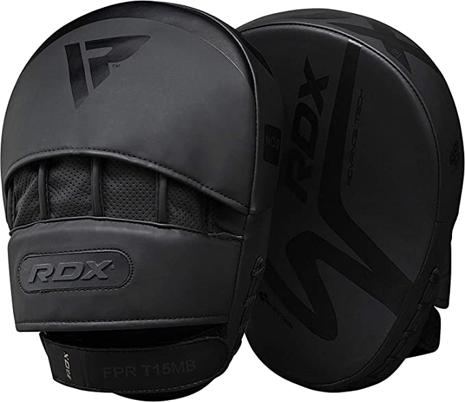 Ampro Impact Gel Curved Focus Pads Boxing Mitts Hook and Jab Pad 