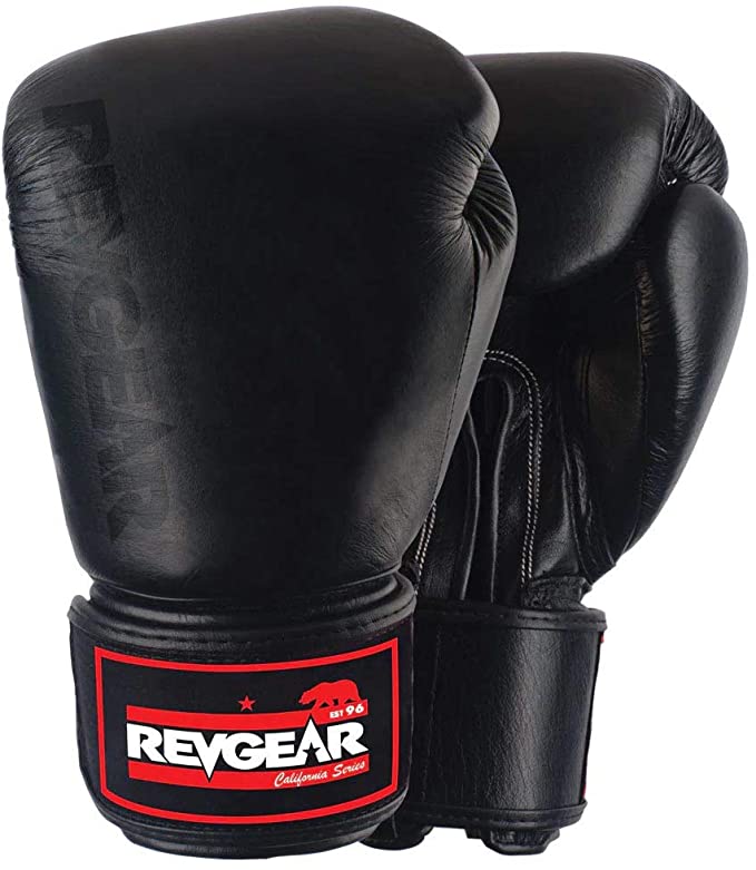Revgear Original Leather Boxing Gloves