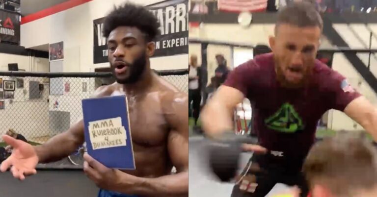 Aljamain Sterling, Merab Dvalishvili Poke Fun At Petr Yan In Hilarious Training Video