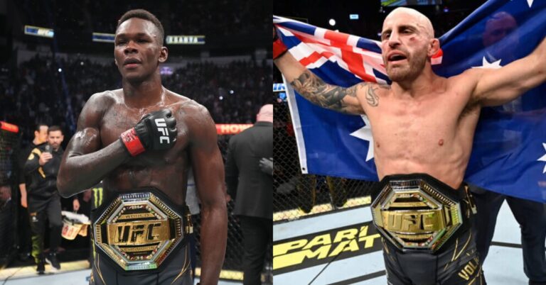 UFC Champions Israel Adesanya & Alexander Volkanovski Spar Ahead Of UFC 276