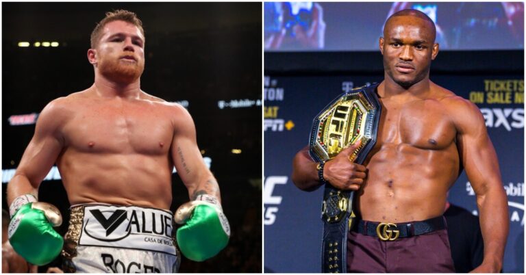 Canelo Alvarez Warns Kamaru Usman: ‘Sit Down It’s Not Your Turn Yet’