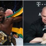 Aljamain Sterling and Dana White