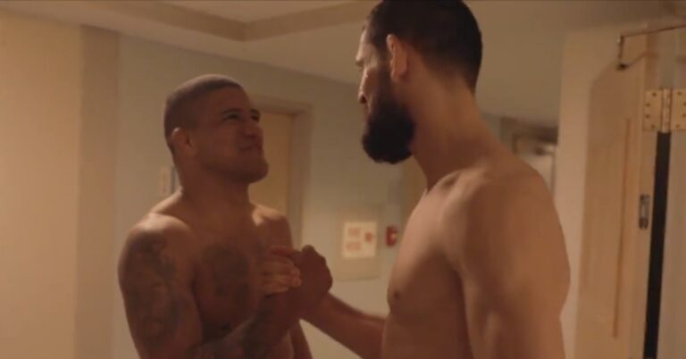 Video | Khamzat Chimaev, Gilbert Burns Face-Off In Hotel Staredown Ahead Of UFC 273
