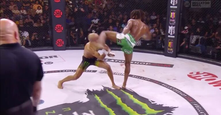 Raufeon Stots Stops Juan Archuleta With High Kick, Wins Interim Title – Bellator 279 Highlights