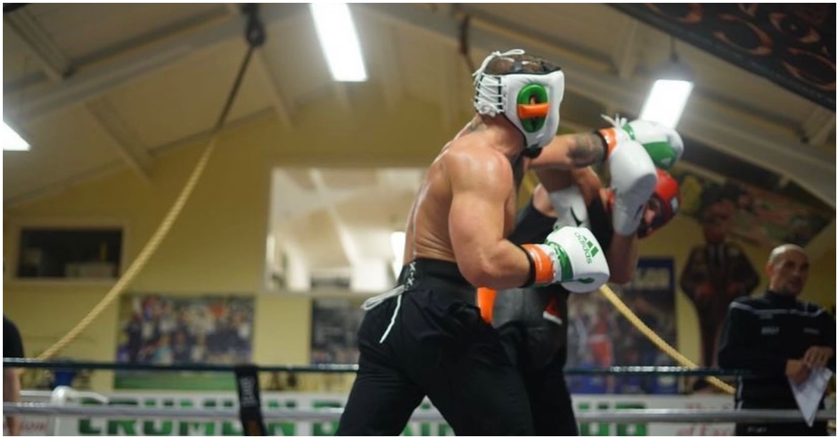 Conor McGregor Has Returned To Sparring For The First Time Since He Broke His Leg In July 1 Conor McGregor