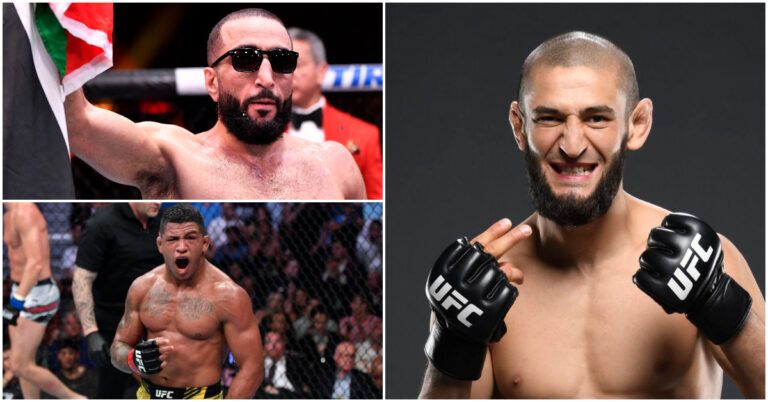 Belal Muhammad Shares Bold Prediction for Khamzat Chimaev vs Gilbert Burns: “finishes him in the second round”
