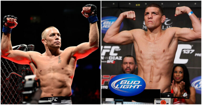 Georges St-Pierre “Didn’t Know” If Nick Diaz “Wanted To Come To Fight Or Talk” In Recent Backstage Encounter