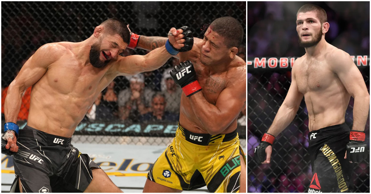 Khamzat Chimaev Reflects On UFC 273: "I Tasted The Blood And Wanted To Finish Him (Gilbert Burns)" 1 Khamzat Chimaev