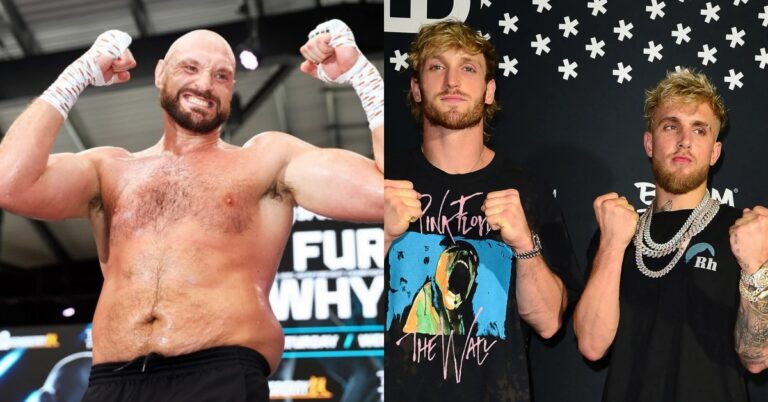 Tyson Fury Backed To Fight Logan Paul, Jake Paul In 2-On-1 Boxing Match