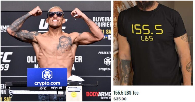 Charles Oliveira’s Controversial Weigh-In Twisted Into Hilarious Marketing Opportunity