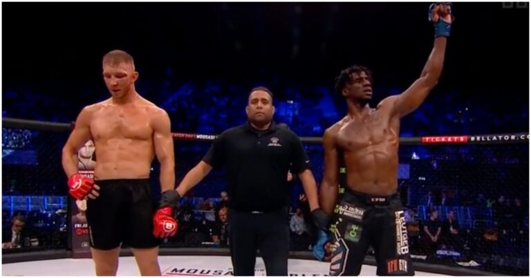 British Prospect Luke Trainer Handed First Pro Loss By Simon Biyong – Bellator 281 Highlights