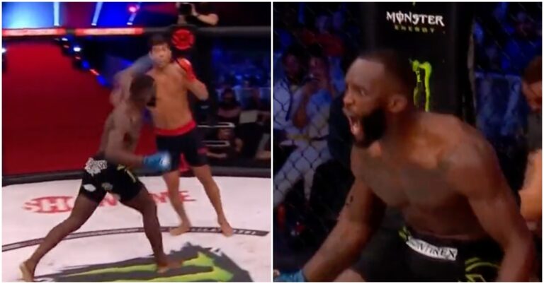 Fabian Edwards Knocks Lyoto Machida Out Cold In 1 Round – Bellator 281 Highlights