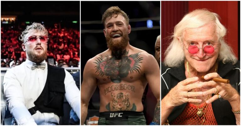 “Who The F*ck Is This Jackass In The Pink Jimmy Saville Glasses?” – Conor McGregor Blasts Jake Paul For His Outfit Choice