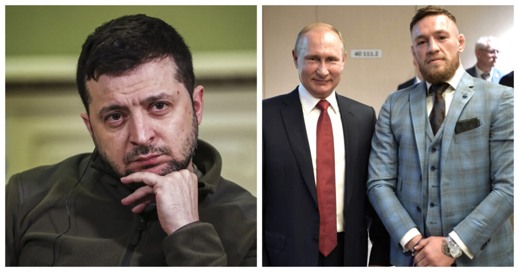 Conor McGregor, Vladimir Putin, Zelensky