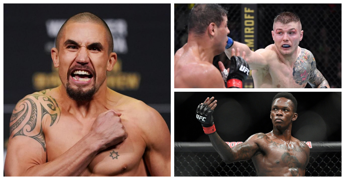 Robert Whittaker, Israel Adesanya, Marvin Vettori