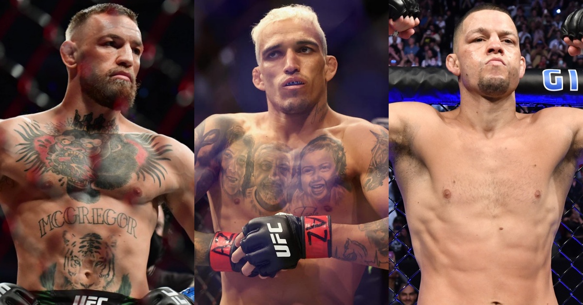 Charles Oliveira Claims He Would KO Conor McGregor, Submit Nate Diaz In Same Night 1 Charles Oliveira