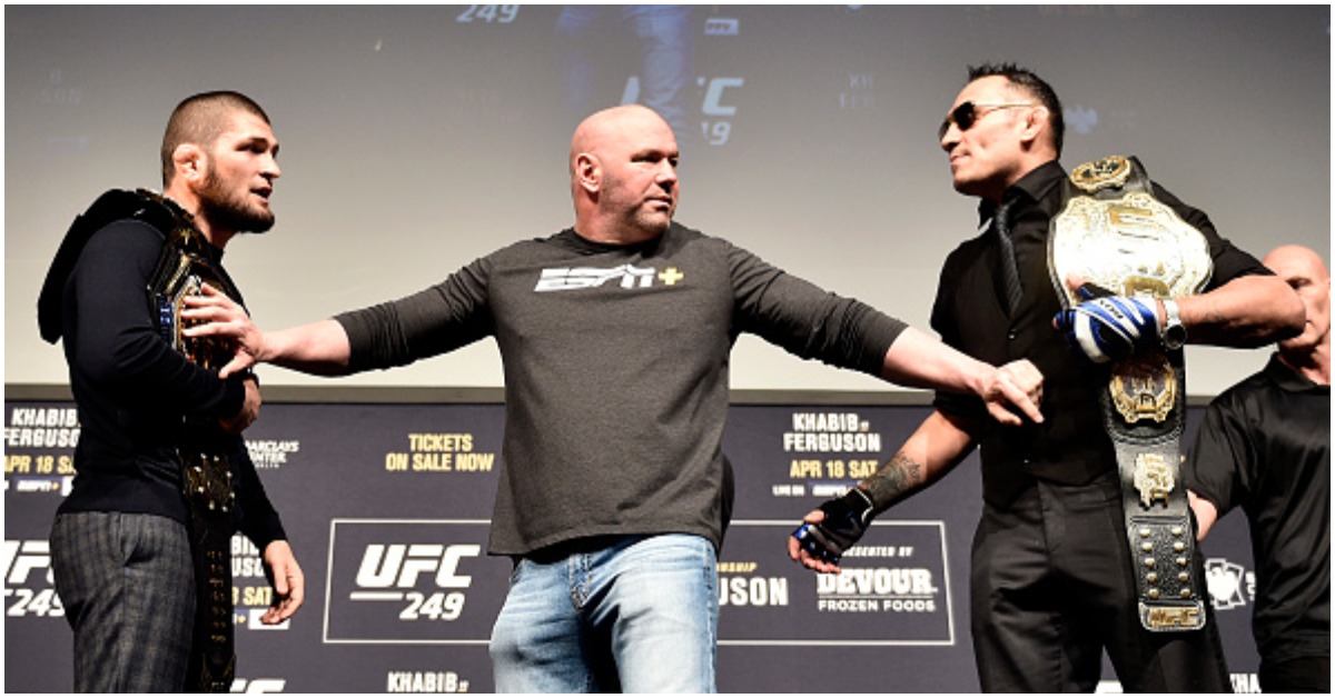 Khabib Nurmagomedov Agrees To Coach Opposite Tony Ferguson On The Ultimate Fighter 1 Tony Ferguson