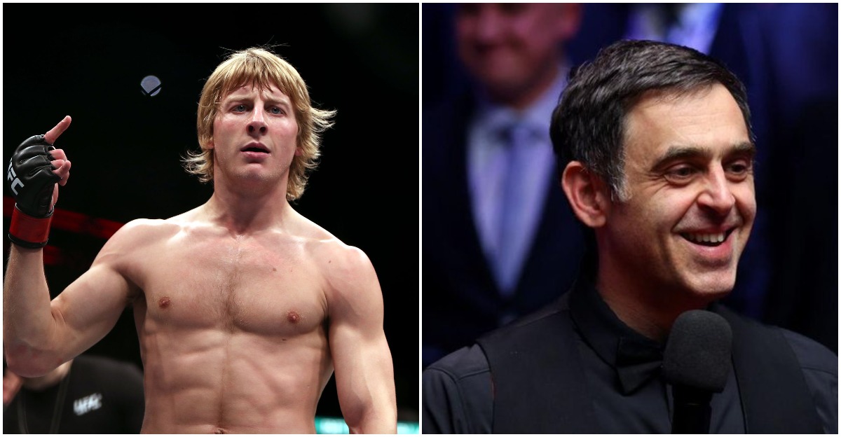 Snooker Icon Ronnie O'Sullivan Details Plans of Grappling Paddy Pimblett 1 Ronnie O'Sullivan
