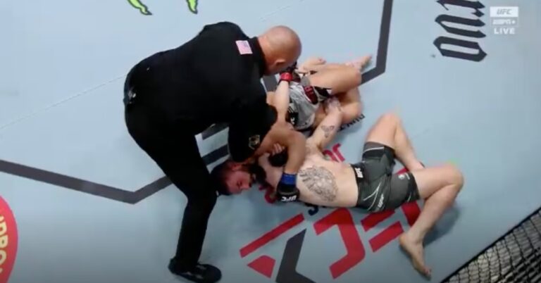 Andre Petroski Hands Nick Maximov First Career Loss With Anaconda Choke Win – UFC Vegas 54 Highlights