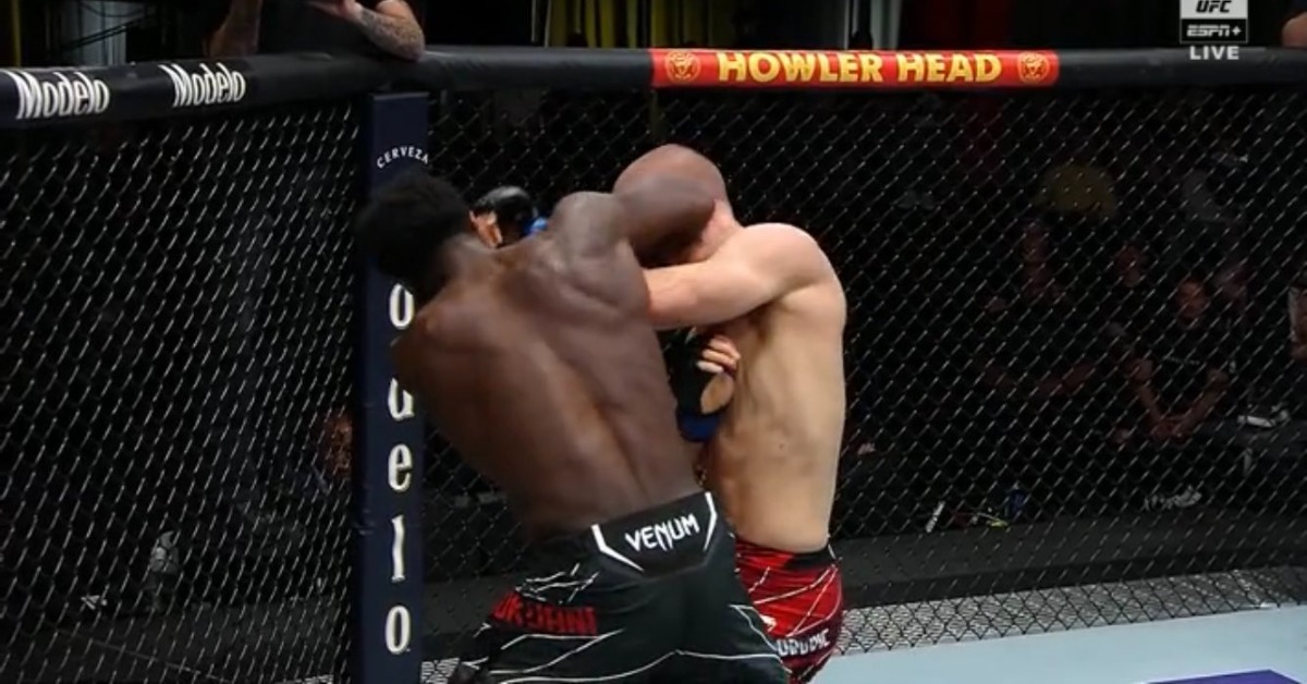 Chidi Njokuani Finishes Dusko Todorovic With Brutal Elbow KO - UFC Vegas 55 Highlights 1 Chidi Njokuani