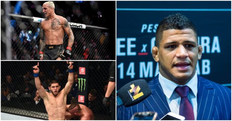 Gilbert Burns Says Charles Oliveira Can Beat Islam Makhachev With His Superior Striking Skills