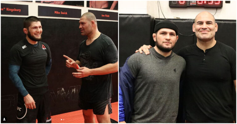 Khabib Nurmagomedov Showers Support For Cain Velasquez: “You Have To Protect Your Family”