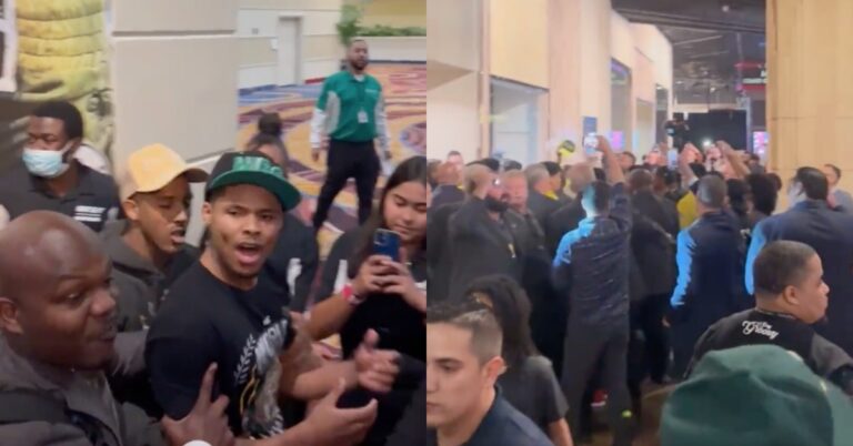 Video | Brawl Breaks Out Following Shakur Stevenson Victory, Press Conference Canceled