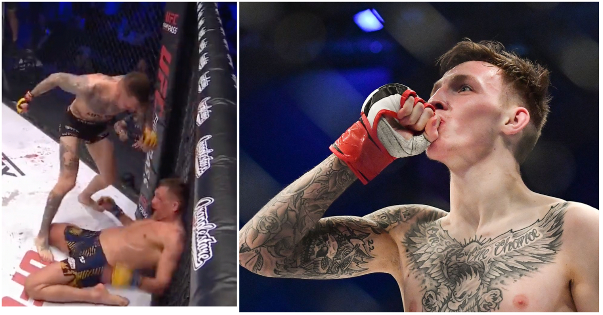 Rhys McKee KO's Justin Burlinson To Capture The CW Welterweight Title - Cage Warriors 140 Highlights 1 Rhys McKee