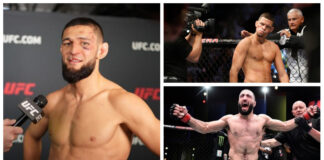 Khamzat Chimaev, Nate Diaz, Belal Muhammad