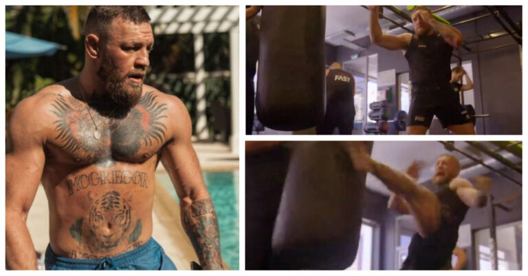 Video: Conor McGregor Back To Kicking Again For The First Time Ahead Of UFC Return