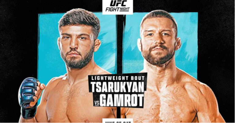 UFC Vegas 57: Tsarukyan vs. Gamrot – Results