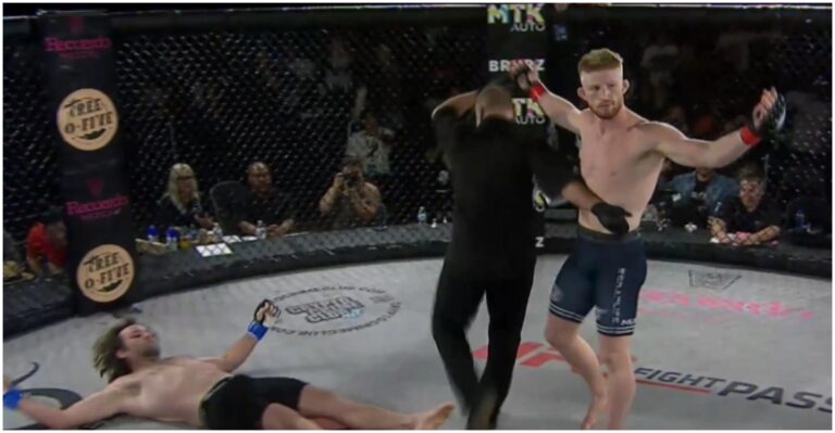 Video – Former Wrestling National Champ Bo Nickal Flattens Opponent in MMA Debut